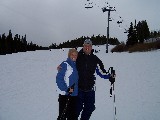 Claudia learned how to ski fairly quickly. Claudia and Thomas (2004) Claudia learned how to ski fairly quickly. Claudia and Thomas (2004)